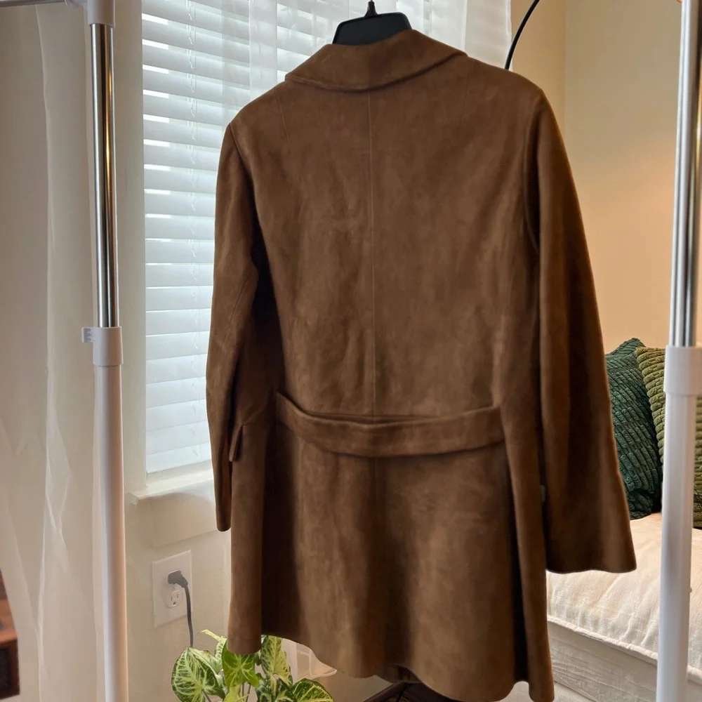 Vintage Denise by Begedor Suede & Leather Jacket | Brown | Made in Israel - Picture 3 of 4